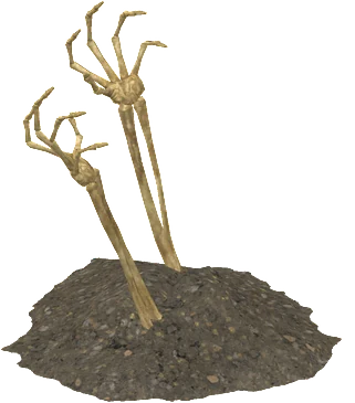 The Bones in Rust, drawn from the game's own model