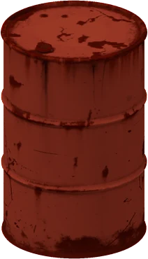 The Oil Barrel in Rust, drawn from the game's own model