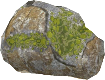 The Sulfur Ore in Rust, drawn from the game's own model