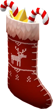 The SUPER Stocking in Rust, drawn from the game's own model