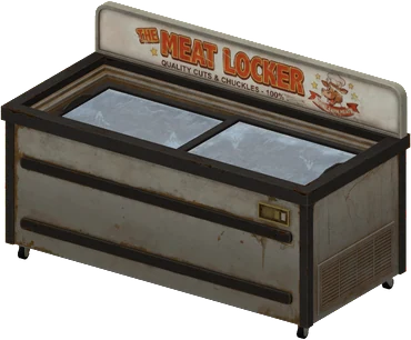 The Supermarket Freezer in Rust, drawn from the game's own model