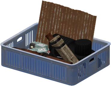 The Underwater Lab Component Crate in Rust, drawn from the game's own model